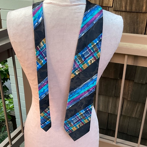 Pal Zileri Italian colorful tie - Picture 2 of 6